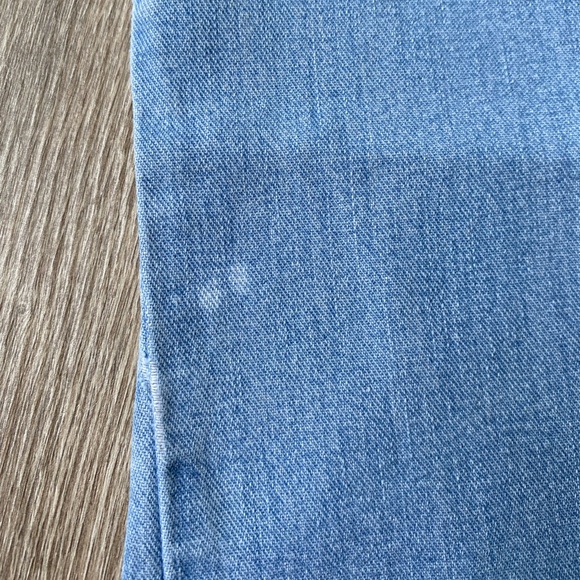 Super Cute Vintage 70s Distressed XXS 22” “What’s In a Name?” Bell Bottom Jeans - Picture 11 of 16